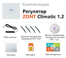 ZONT Climatic 1.2 Погодозависимый автоматический GSM / Wi-Fi регулятор (1 ГВС + 2 прямых/смесительных) с доставкой в Нижний Новгород